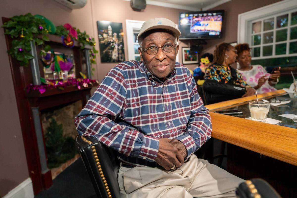 Mr. Roy is a regular at Cajun Queen.