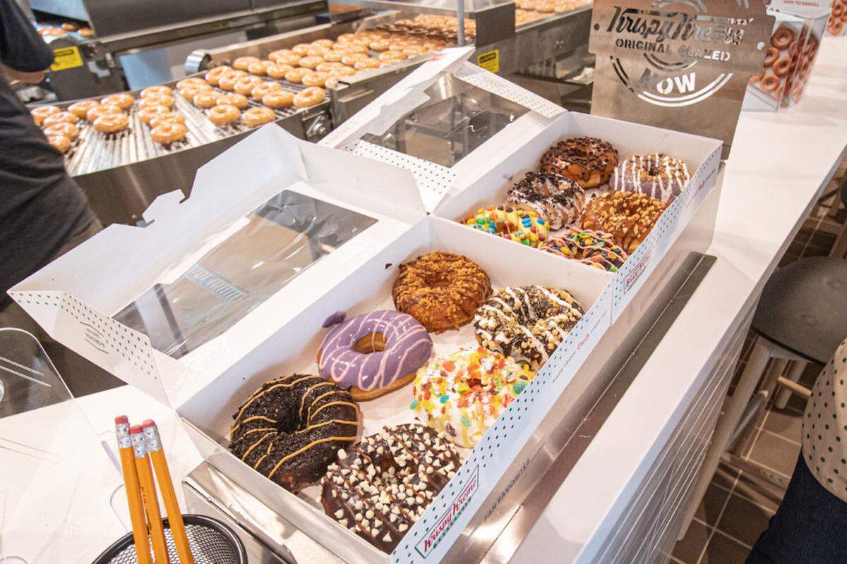 Alex Cason Photography<br/>Custom Doughnuts can be ordered at the new Krispy Kreme Concord via 3-pack or 6-pack.