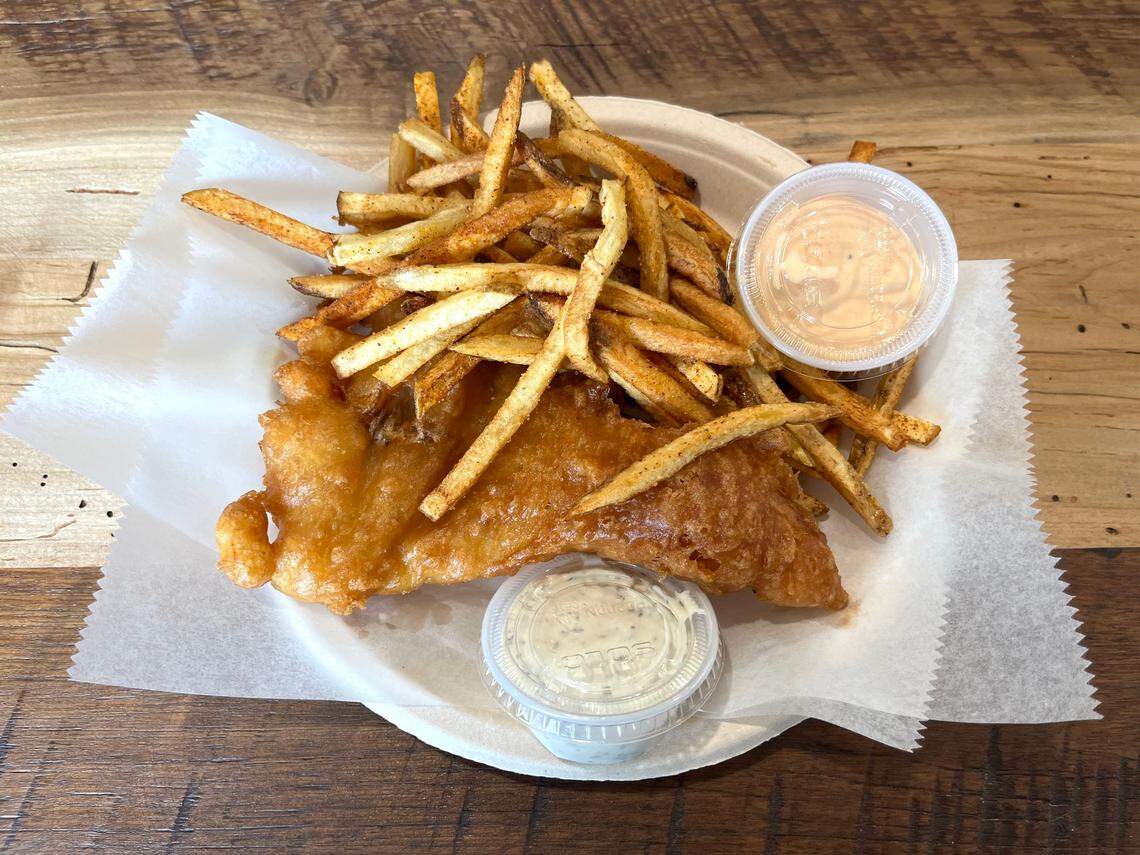 Fish & Chips at Nor’East Family Treats & Eats in Charlotte.
