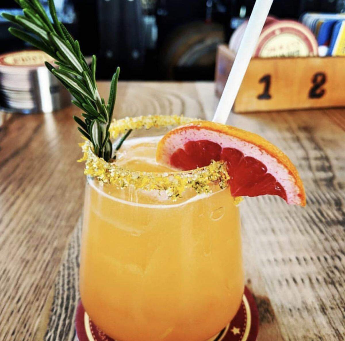 Courtesy of Legion Brewing<br/>Bood Orange Amigo Margarita