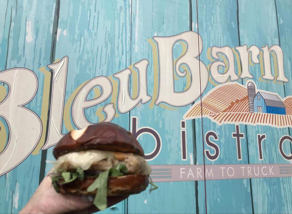 The Bleu Barn Bistro started as a food truck, offering breakfast and lunch at the Davidson Farmers’ Market. It's now at Camp North End.