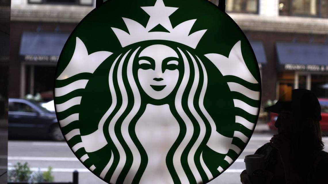 The Starbucks logo.