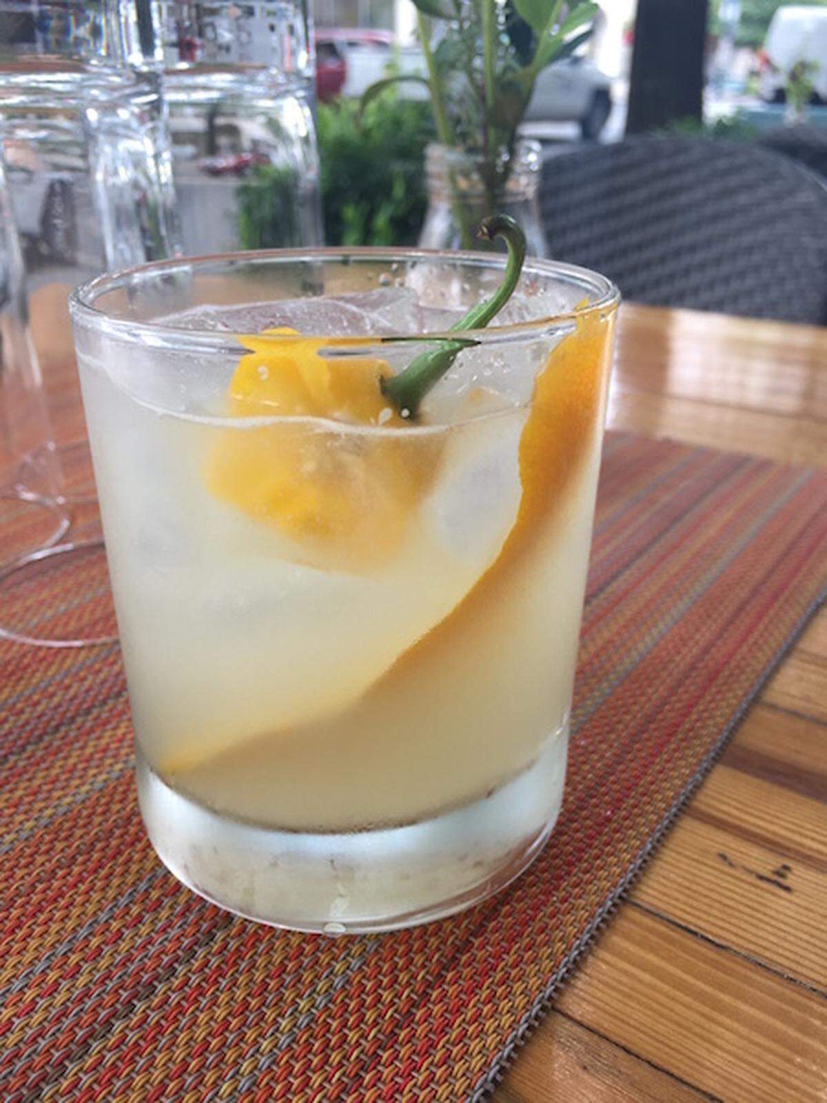 Flying Pepper Gimlet at The Asbury