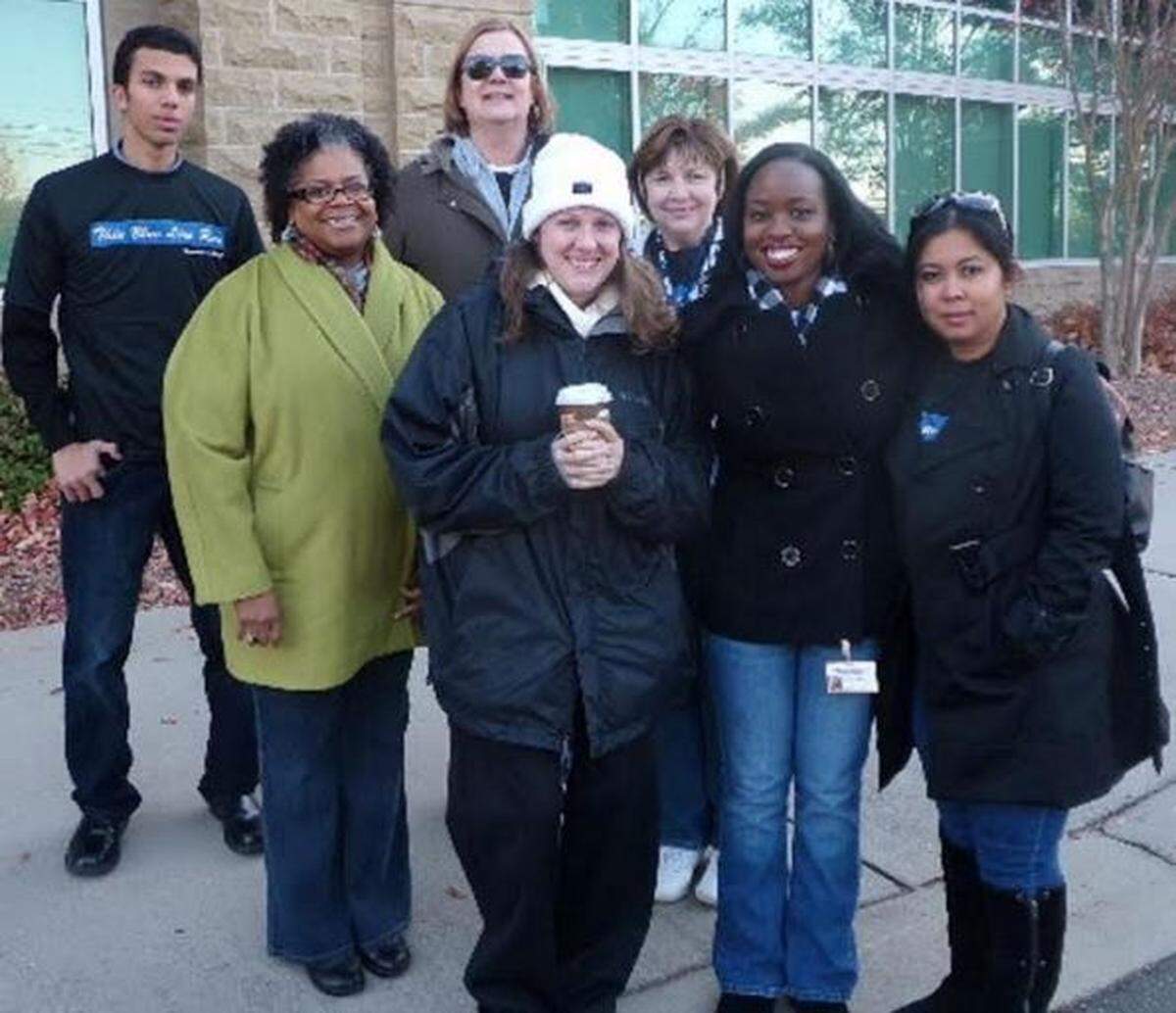 Citizens Academy participants volunteering at local marathon