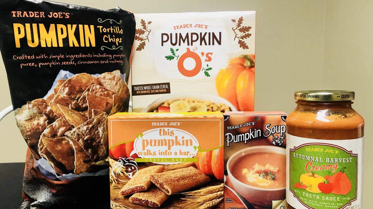 Seasonal Pumpkin foods from Trader Joe's. Photo by Chyna Blackmon