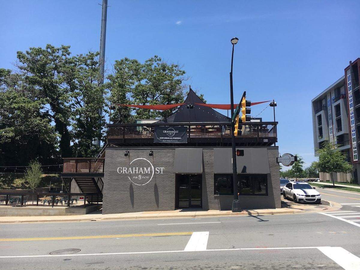 Graham Street Pub and Patio in uptown Charlotte.