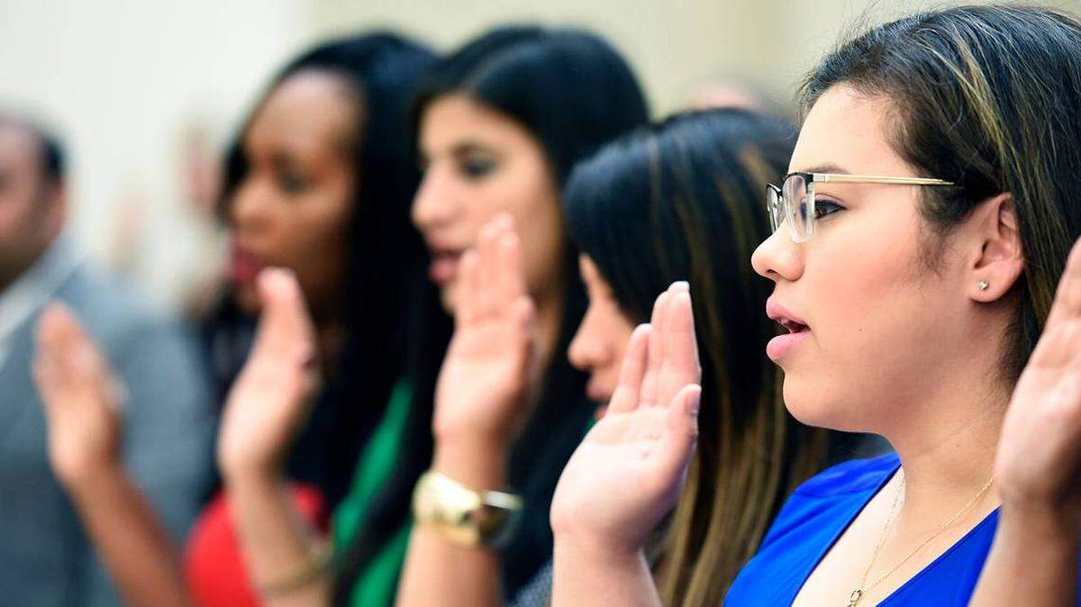 More than 20 people will take the Oath of Allegiance to become U.S. citizens on the Fourth of July at Hezekiah Alexander House in east Charlotte. Photo by John D. Simmons