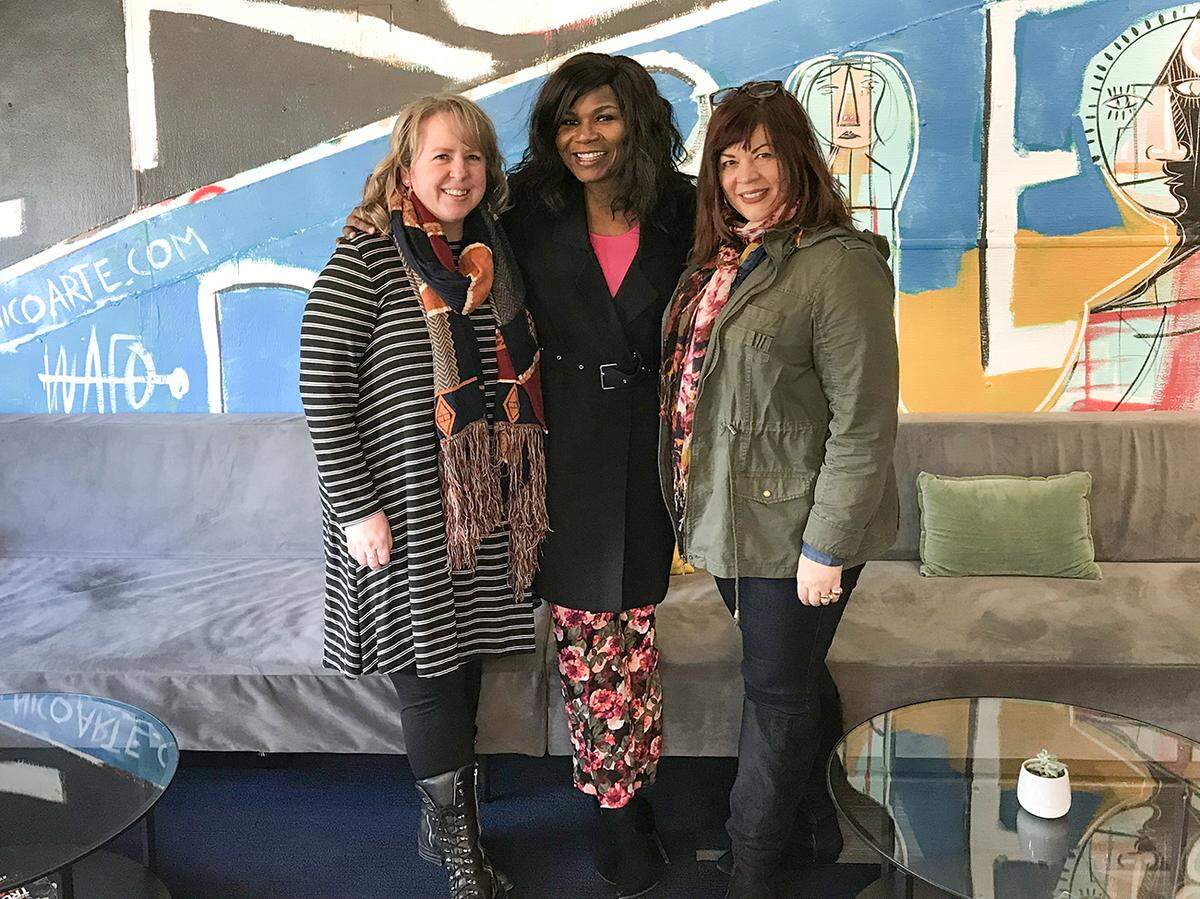 Rachel Sutherland, Ramona Holloway and Donna Scott.