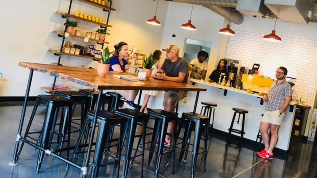 Enderly Coffee Co.’s coffee shop on Tuckaseegee Road.