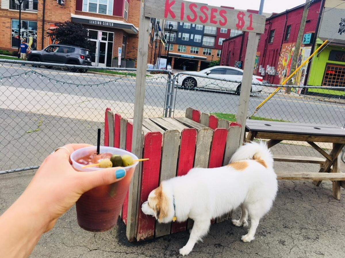 Bloody Mary at Dog Bar in NoDa.