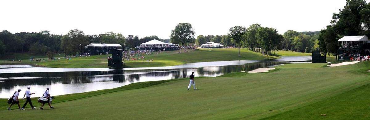 The 14th fairway.