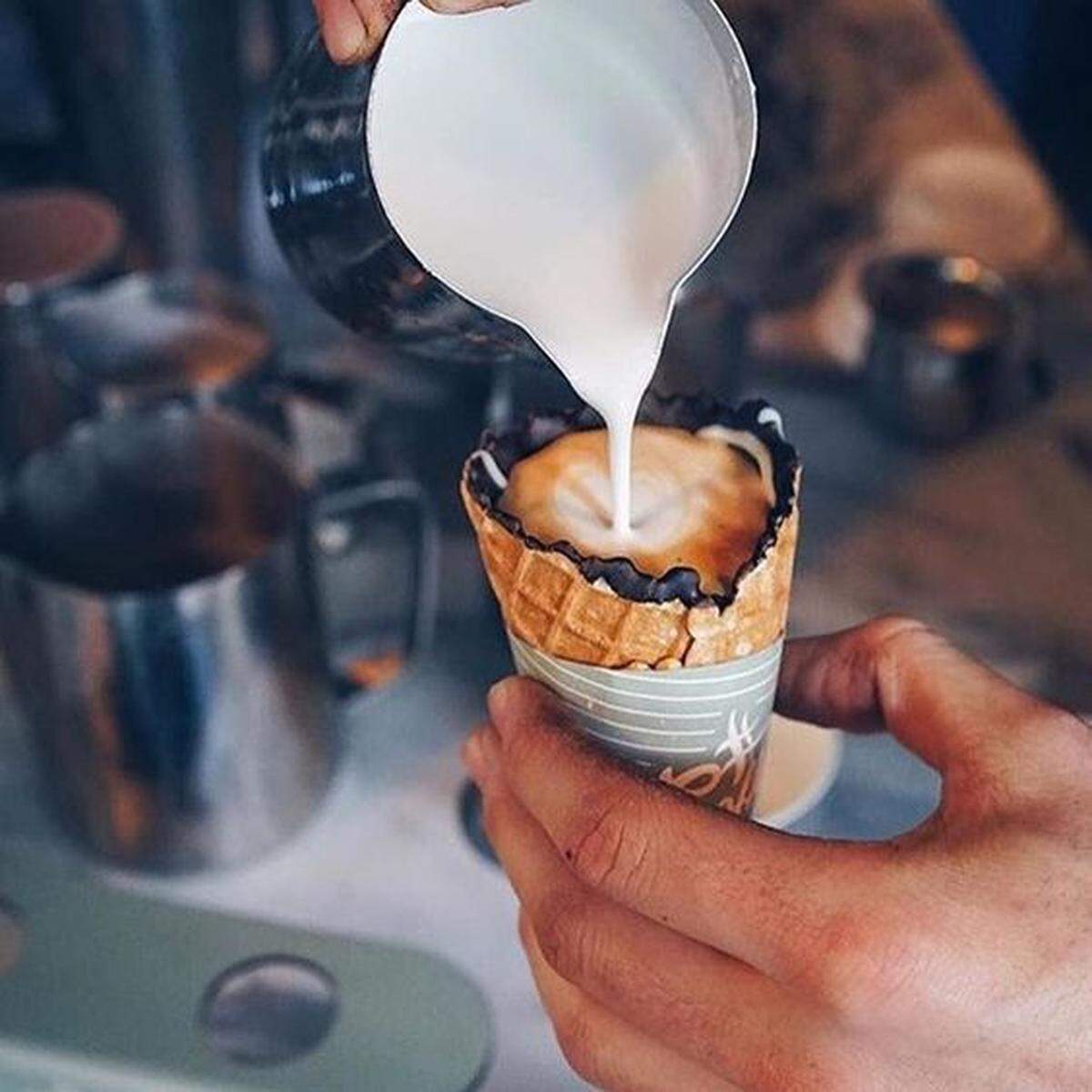 Photo courtesy of Coffee in a Cone USA