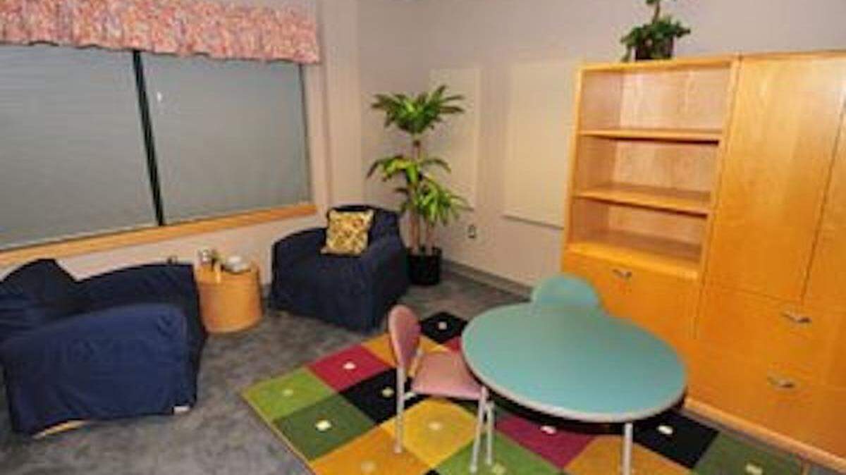 An interview room at Pat’s Place, now the Children’s Advocacy Center of Charlotte, in 2015.