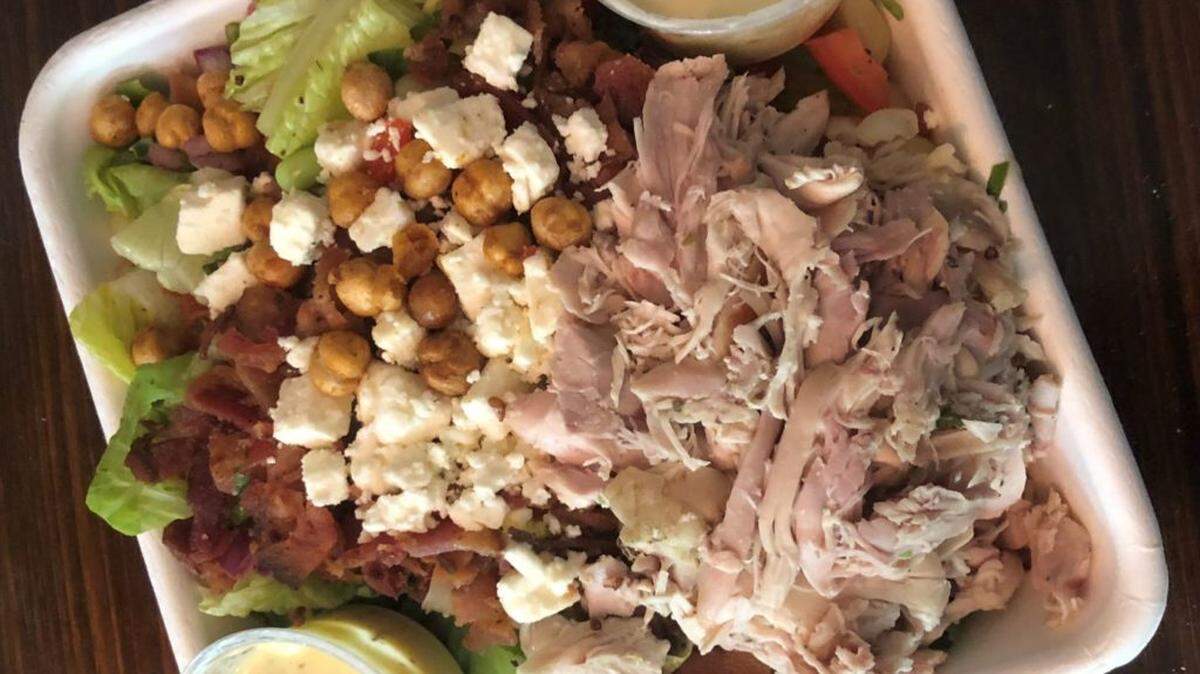 Salad at Viva Chicken. Photo by Christy Core Harris.