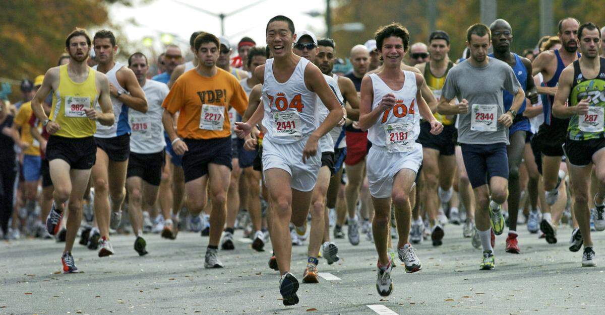 Runners compete in 2019 in Charlotte’s annual Turkey Trot run. The 2020 version will be virtual due to COVID-19 concerns.