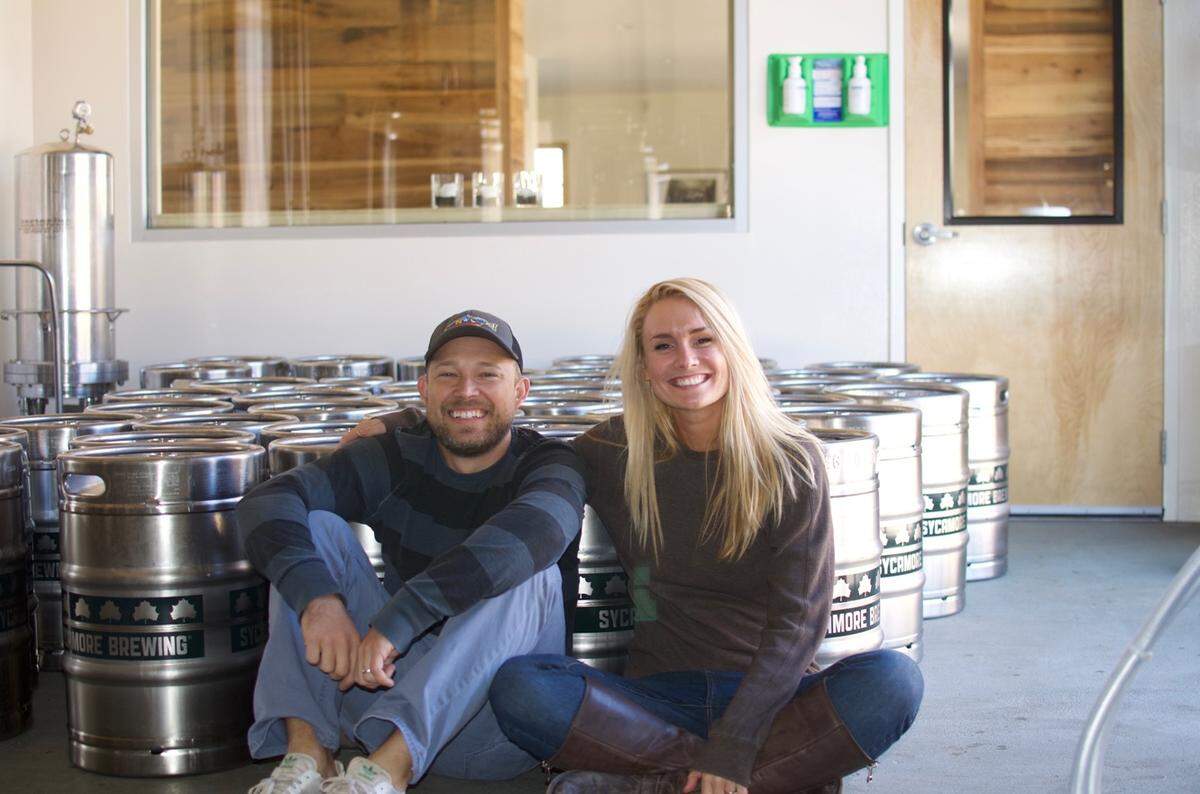 Justin Brigham and Sarah Taylor, in a 2019 file photo