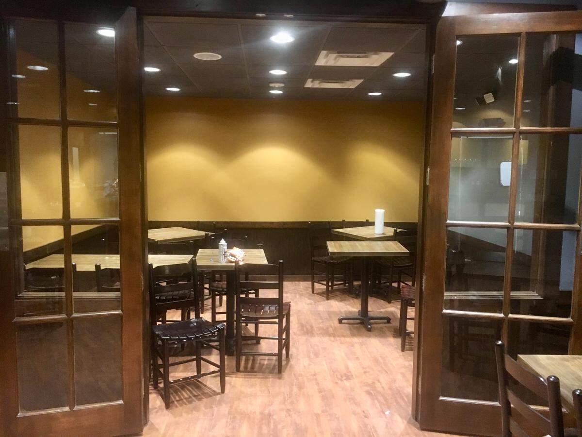 Famous Toastery's private seating
