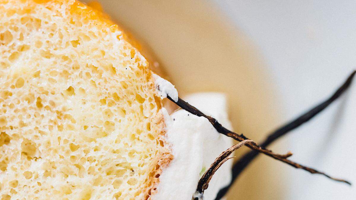 Baba Au Rhum at La Belle Helene. Photo by Remy Thurston