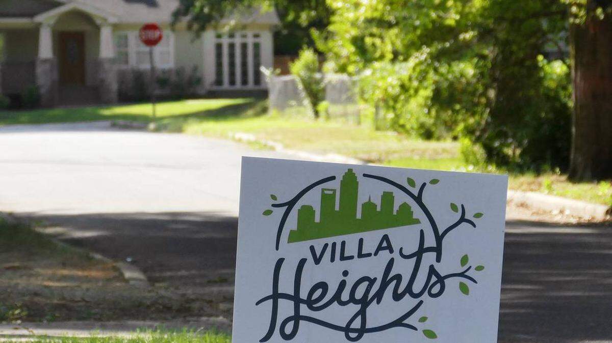 Photo by Davie Hinshaw/Charlotte Observer<br>The Villa Heights neighborhood in east Charlotte has gentrified over the past several years.