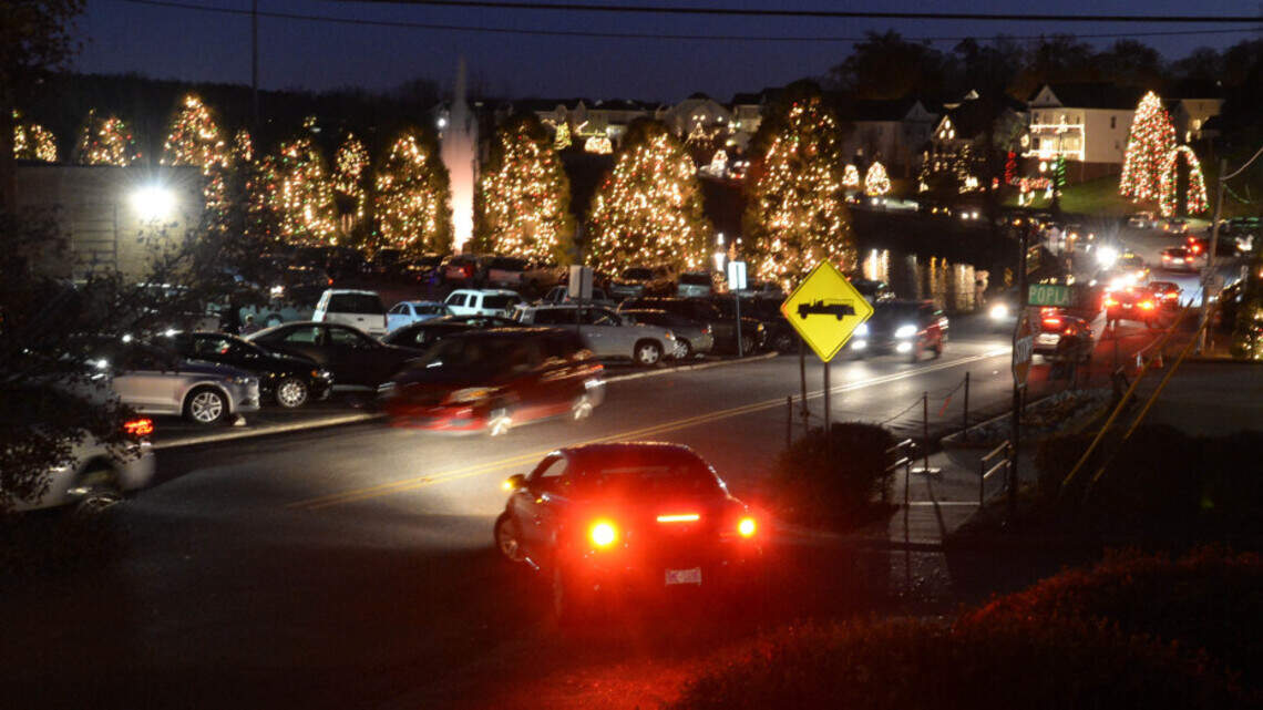 McAdenville ‘Christmas Town USA’ has opened, and the traffic has started, too