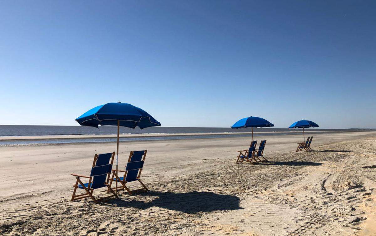 Jekyll Island beach. Photo by Sara Kendall