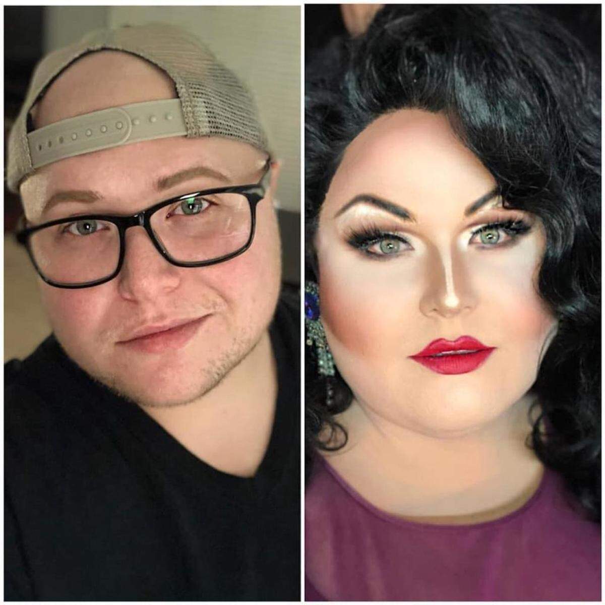 Courtesy of Matt Ramsey<br>Pictured: Ramsey everyday versus his stage persona