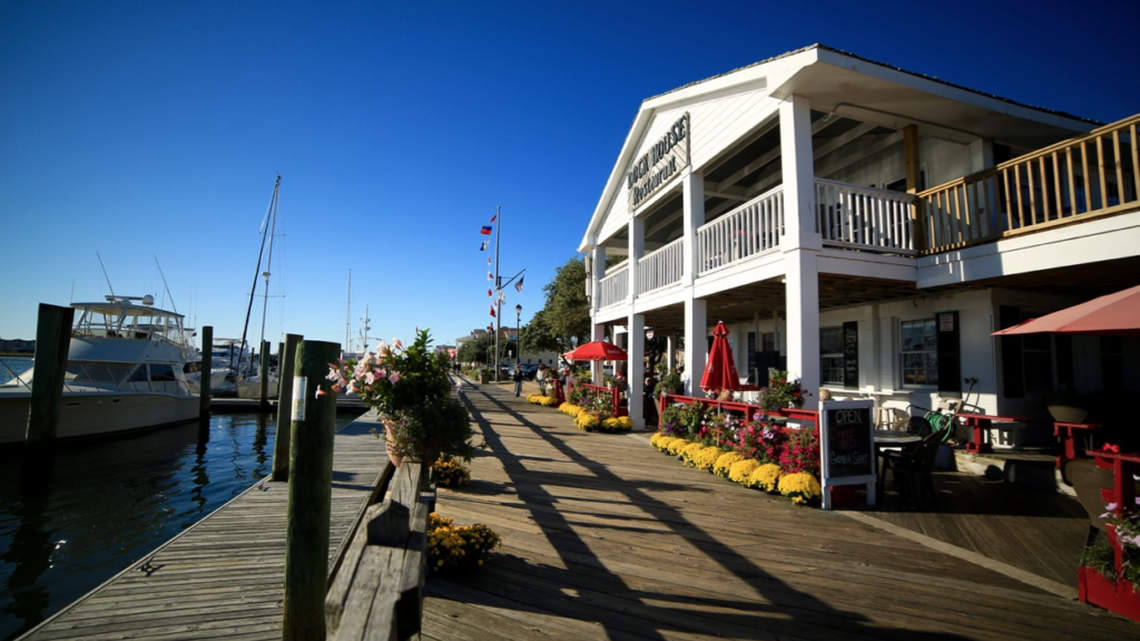 Downtown Beaufort, North Carolina.