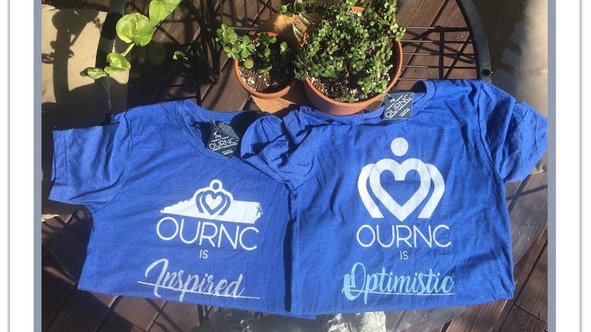 T-shirt designs by OurNC. Courtesy of OurNC