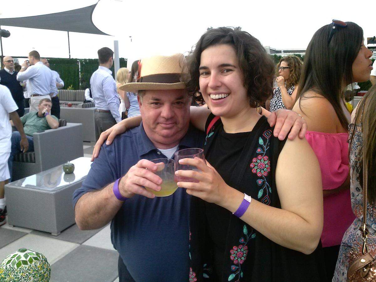 Michael J. Solender, left, and Joanne Spataro. Courtesy of Michael J. Solender