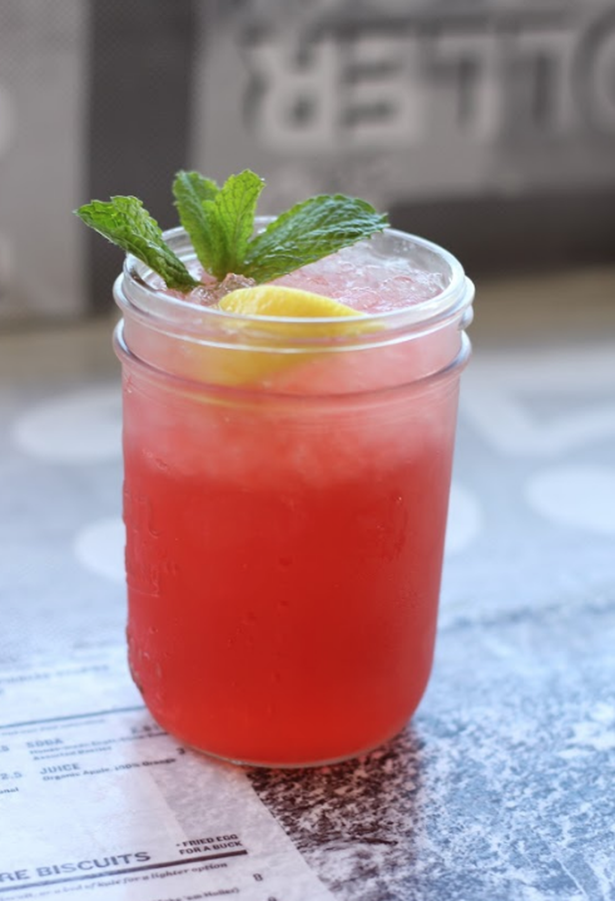 Strawberry Lemongrass Soda
