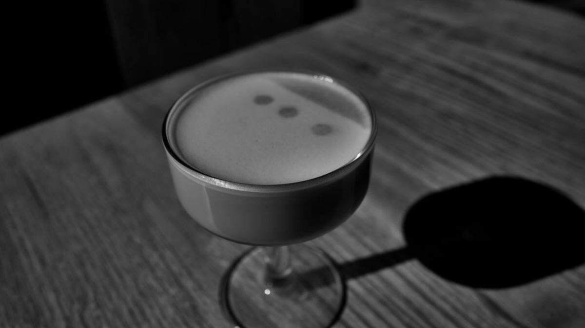 Note the logo in egg-white foam. Photo by James Fedele