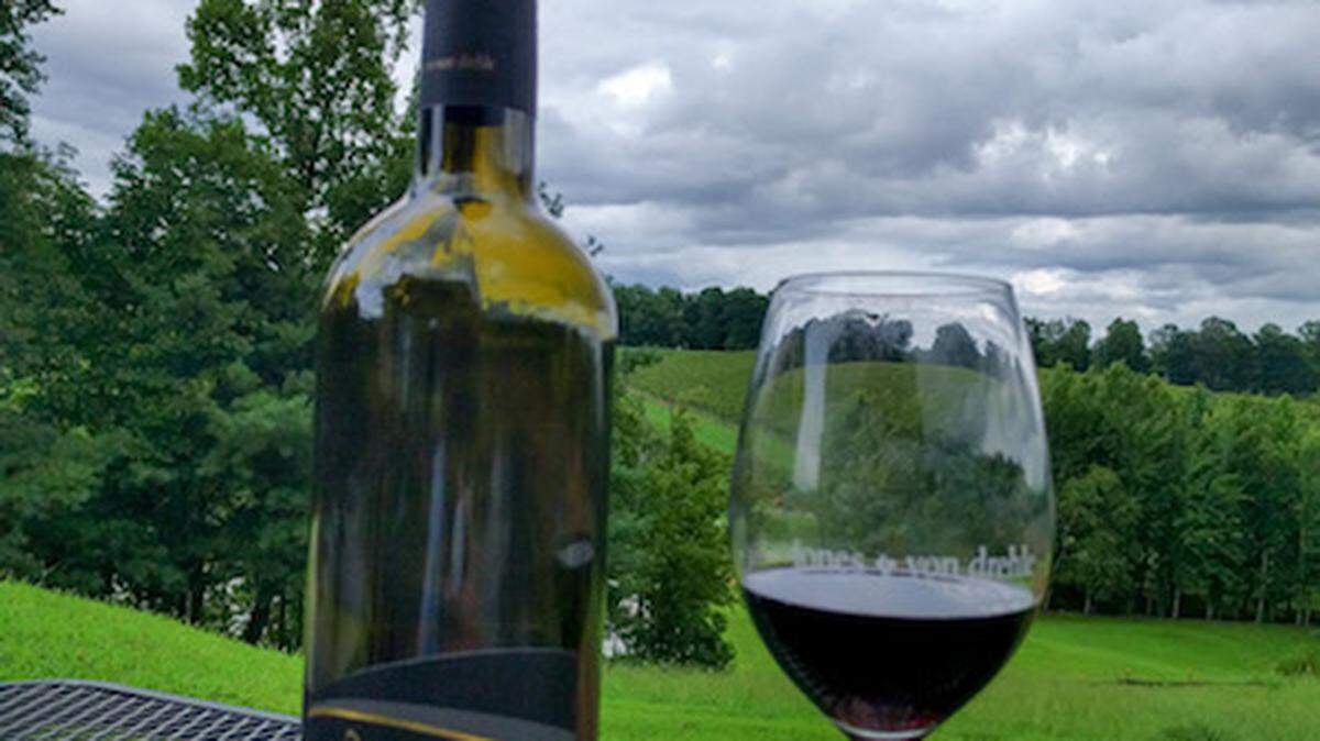 Day trip to Jones Von Drehle Vineyards. Photo by Bryan Richards