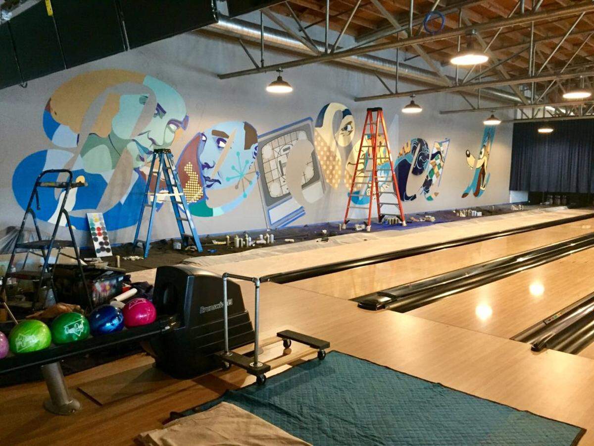 Queen Park Social’s bowling alley.