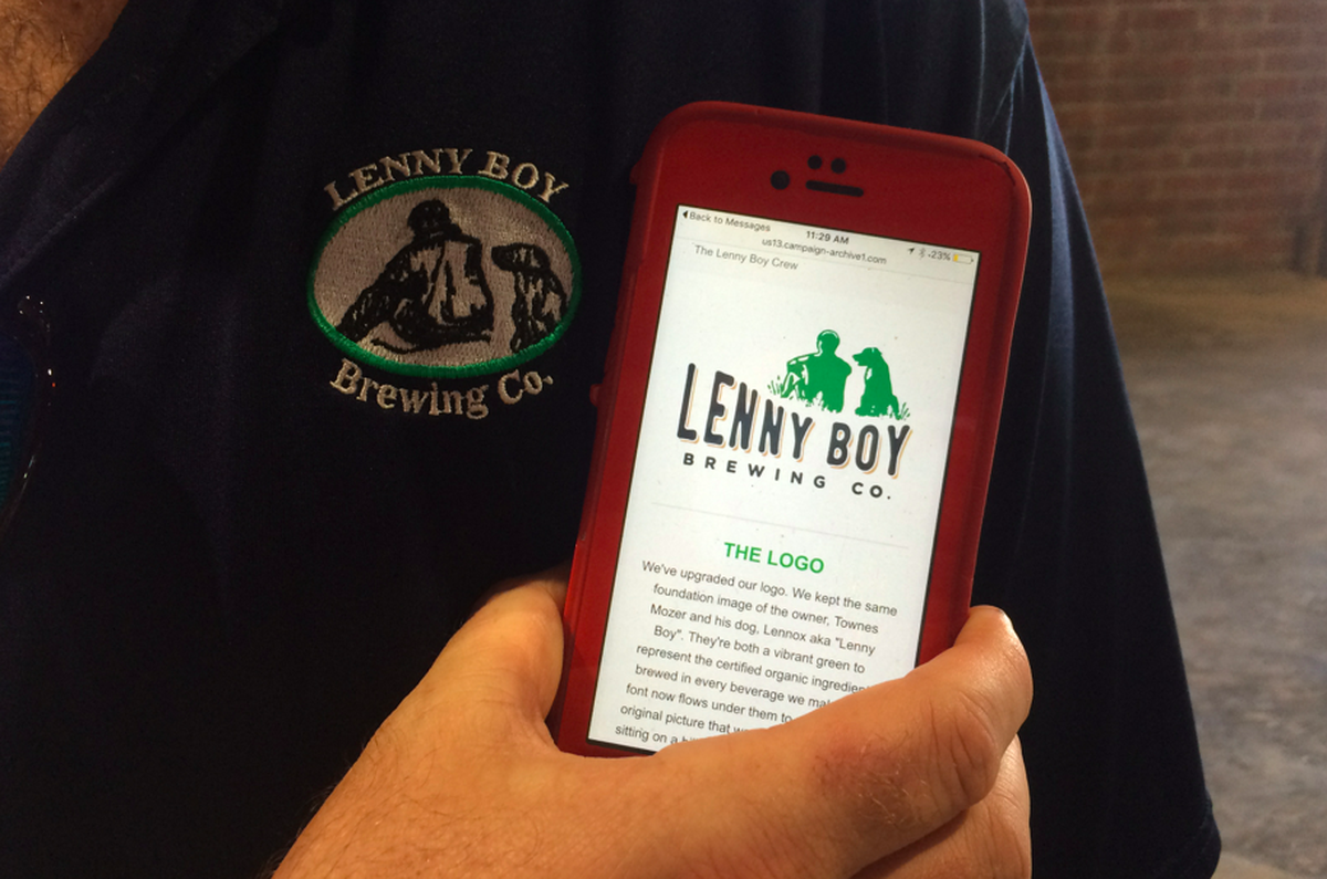 Old logo, left, and new logo, right
