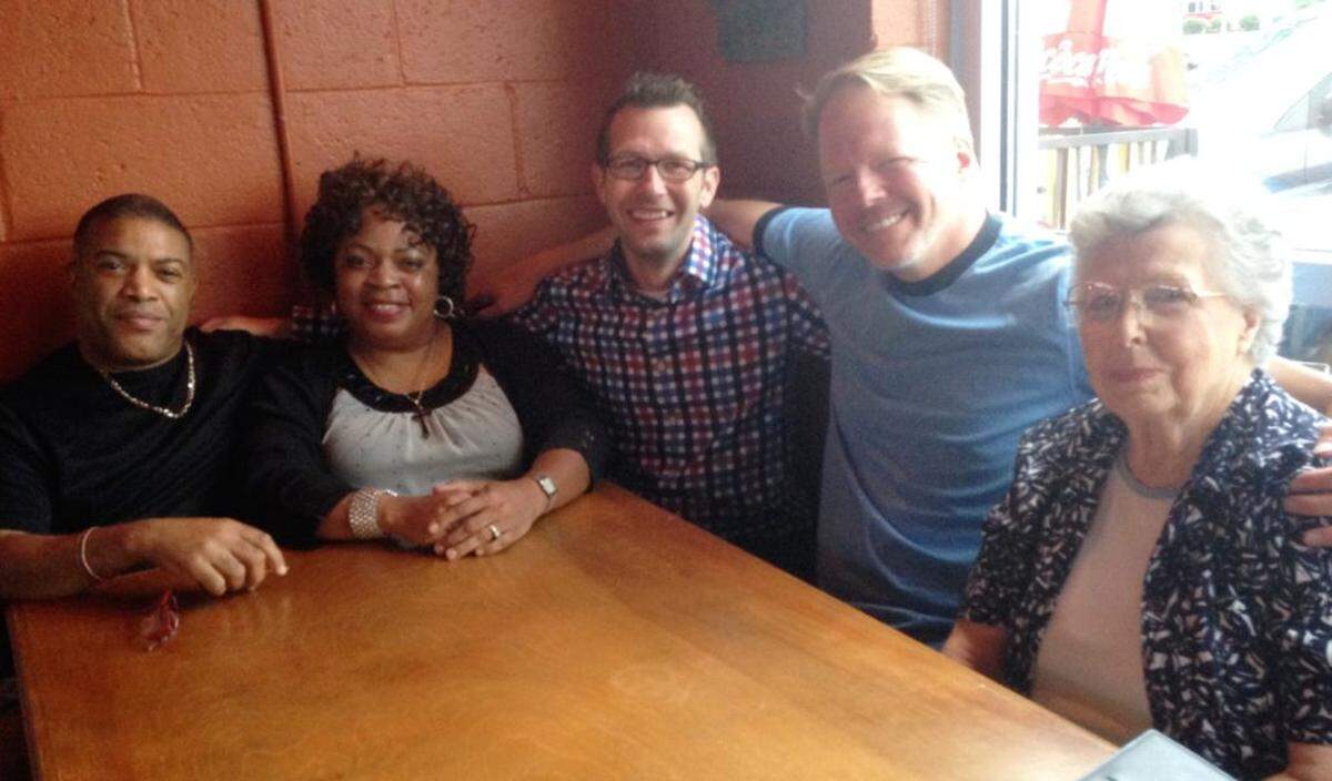 Rudy Harrison, Cynthia Harrison, Joshua Prescott, Jeff Prescott and Jeannette Edwards