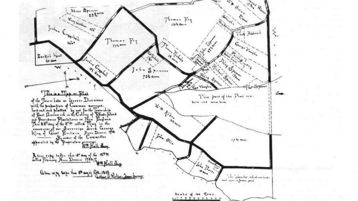 The Rhode Island map that shows where my Dreamer story begins.