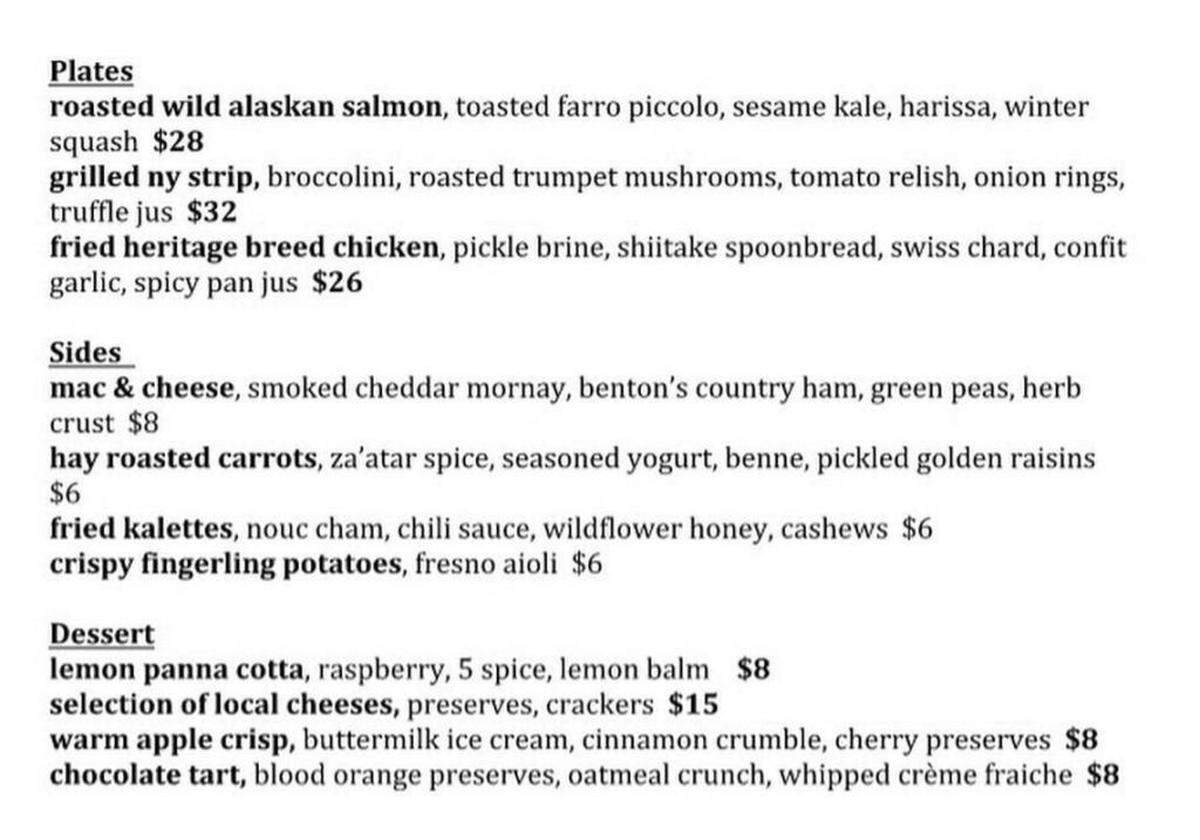 Haymaker’s draft menu, page 2