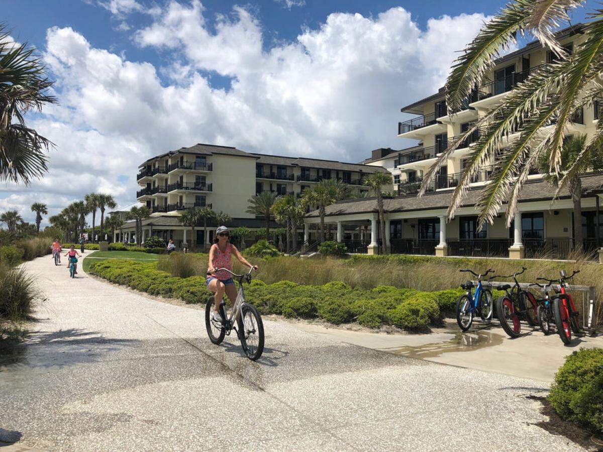 Bike riding around Jekyll Island. Photo by Sara Kendall