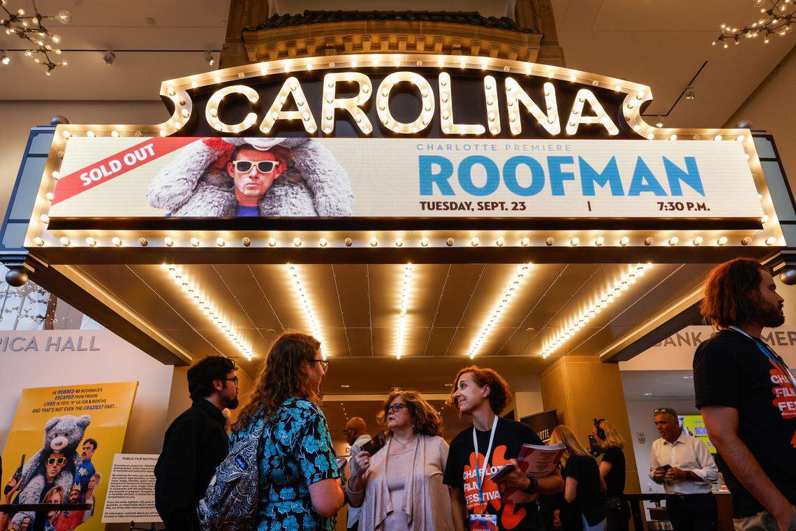 Derek Cianfrance's ‘Roofman’ kicks off the Charlotte Film Festival with a sold out screening at Carolina Theater in Charlotte, NC on Tuesday, September 23, 2025.