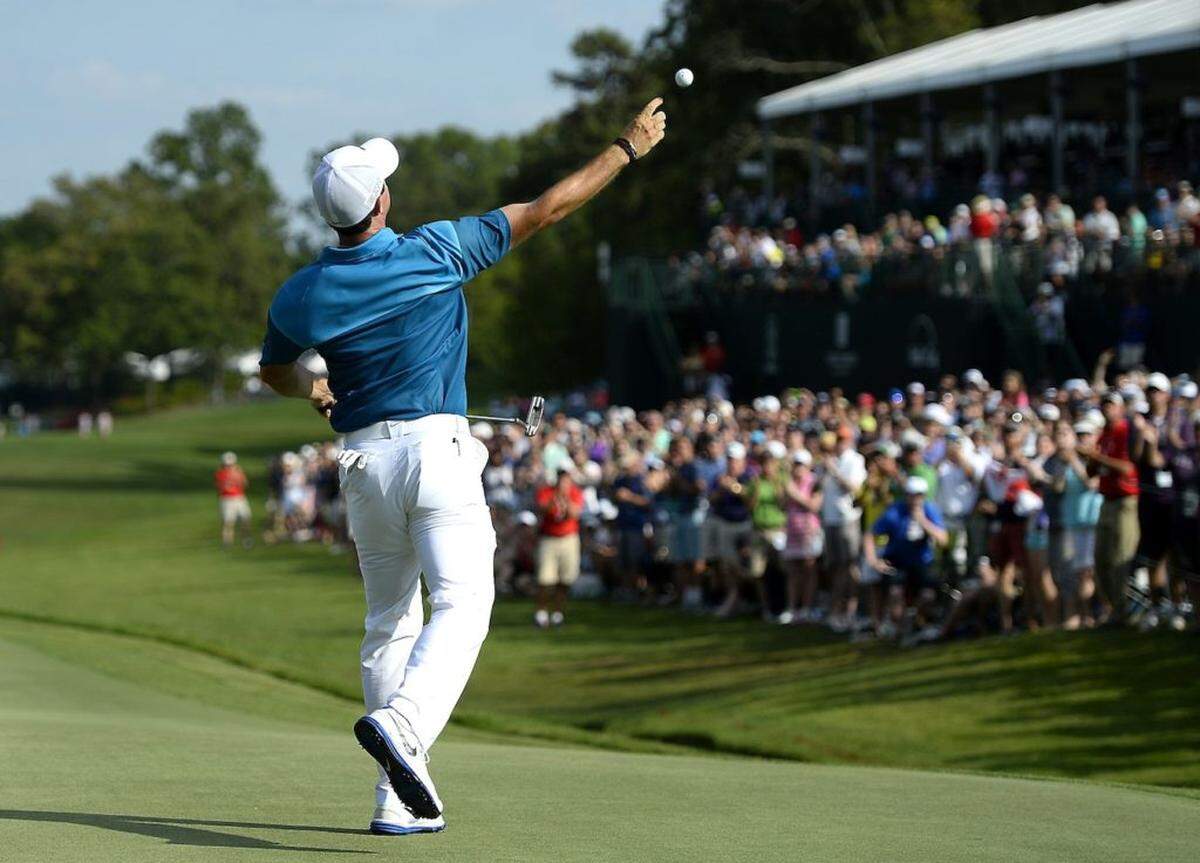 If you set your chair up near 18, maybe Rory McIlroy will throw you a ball.