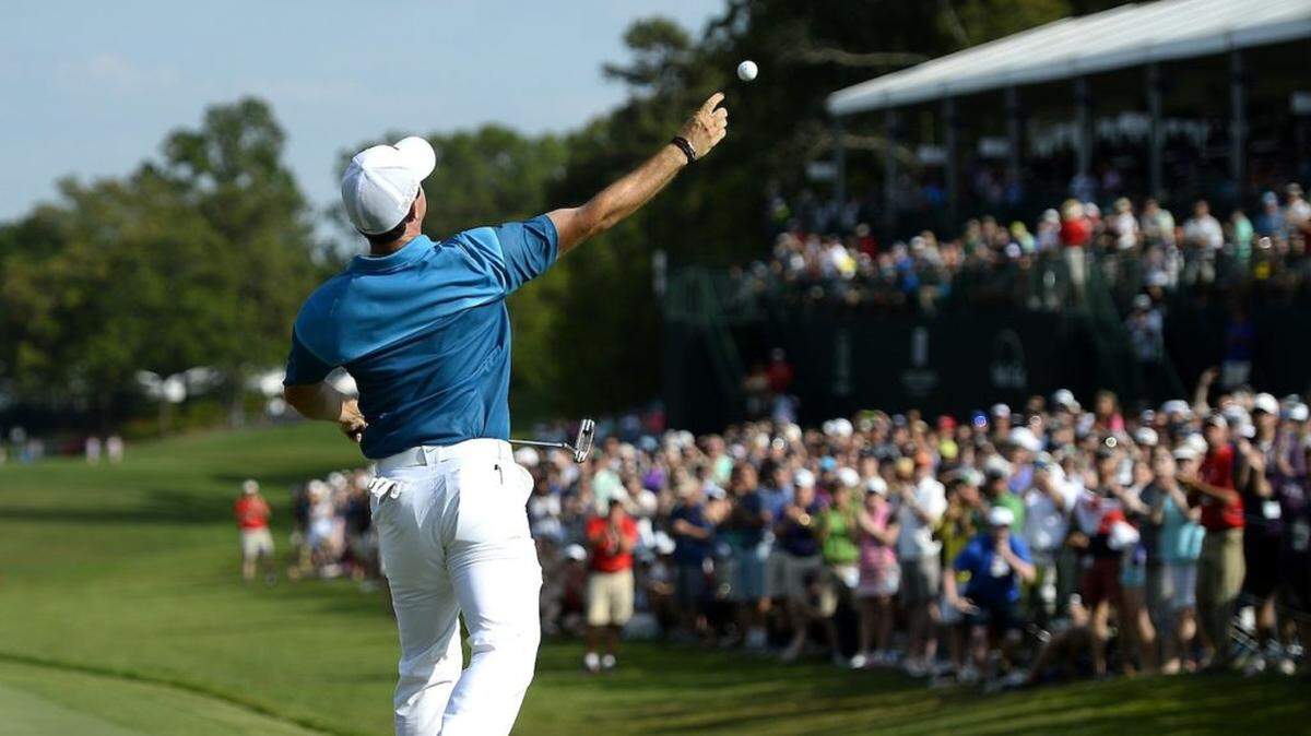 If you set your chair up near 18, maybe Rory McIlroy will throw you a ball.