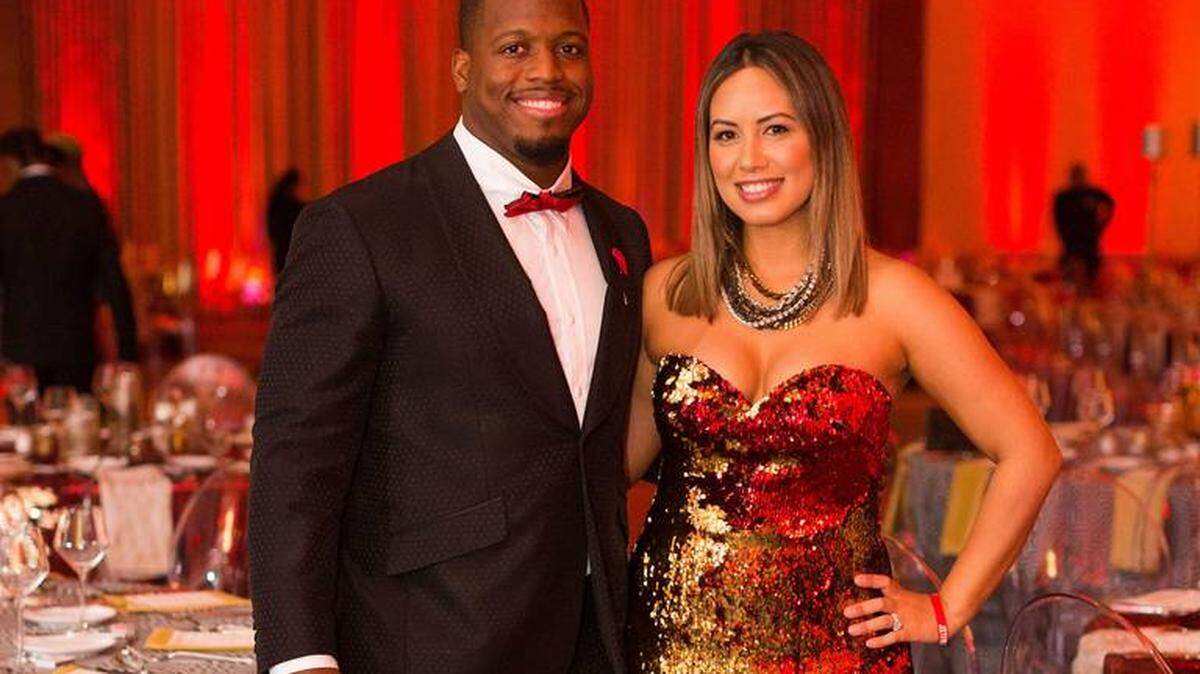Courtesy of Natalie Stewart
Former Carolina Panthers running back Jonathan Stewart and his wife, Natalie, have purchased the popular local media platform, Charlotte Lately.