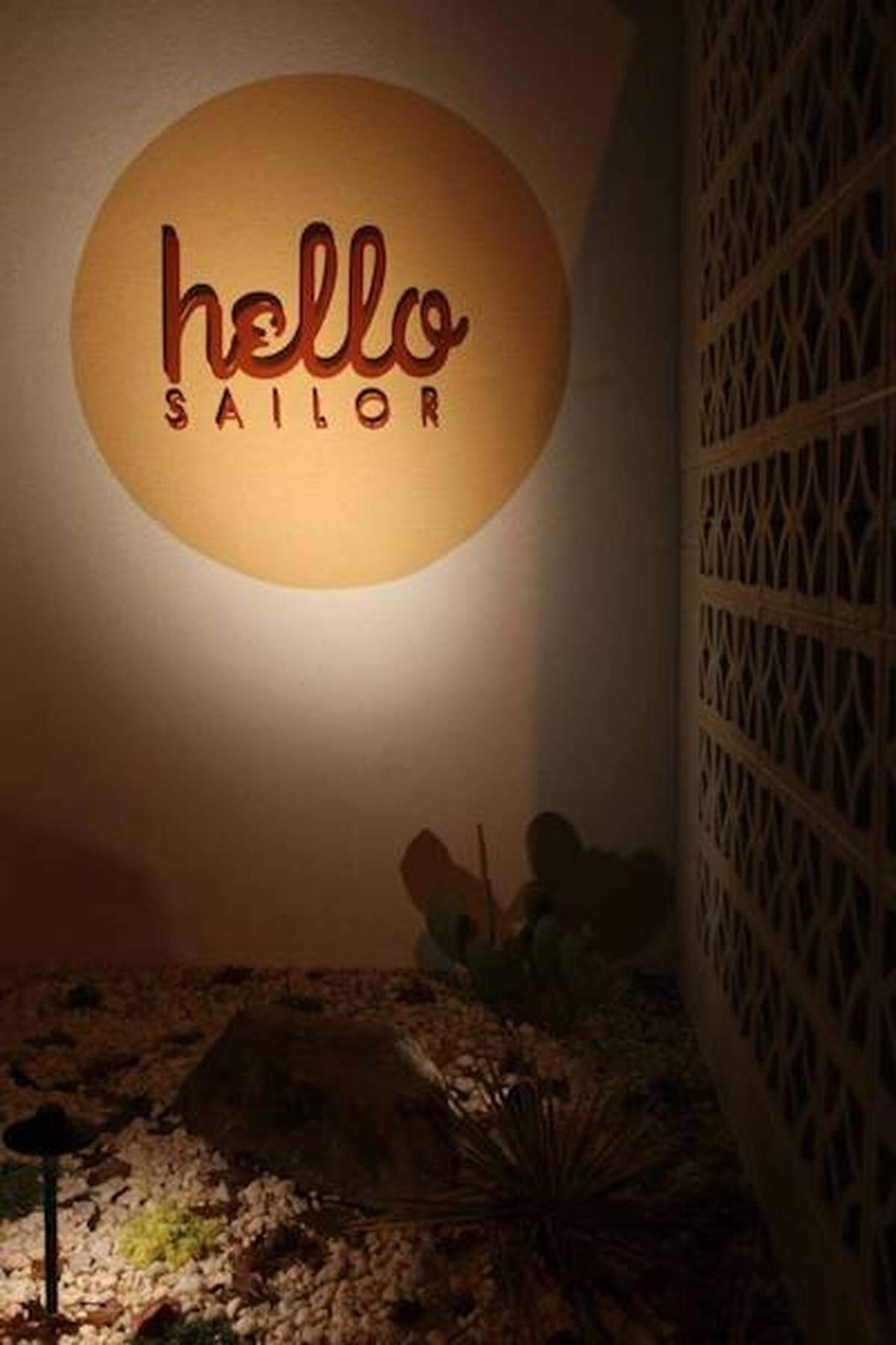 The entrance of Hello, Sailor in Cornelius.
