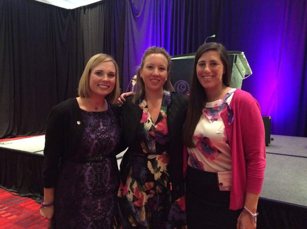Sharon Roland, Holland Pulley and Carol Douglas