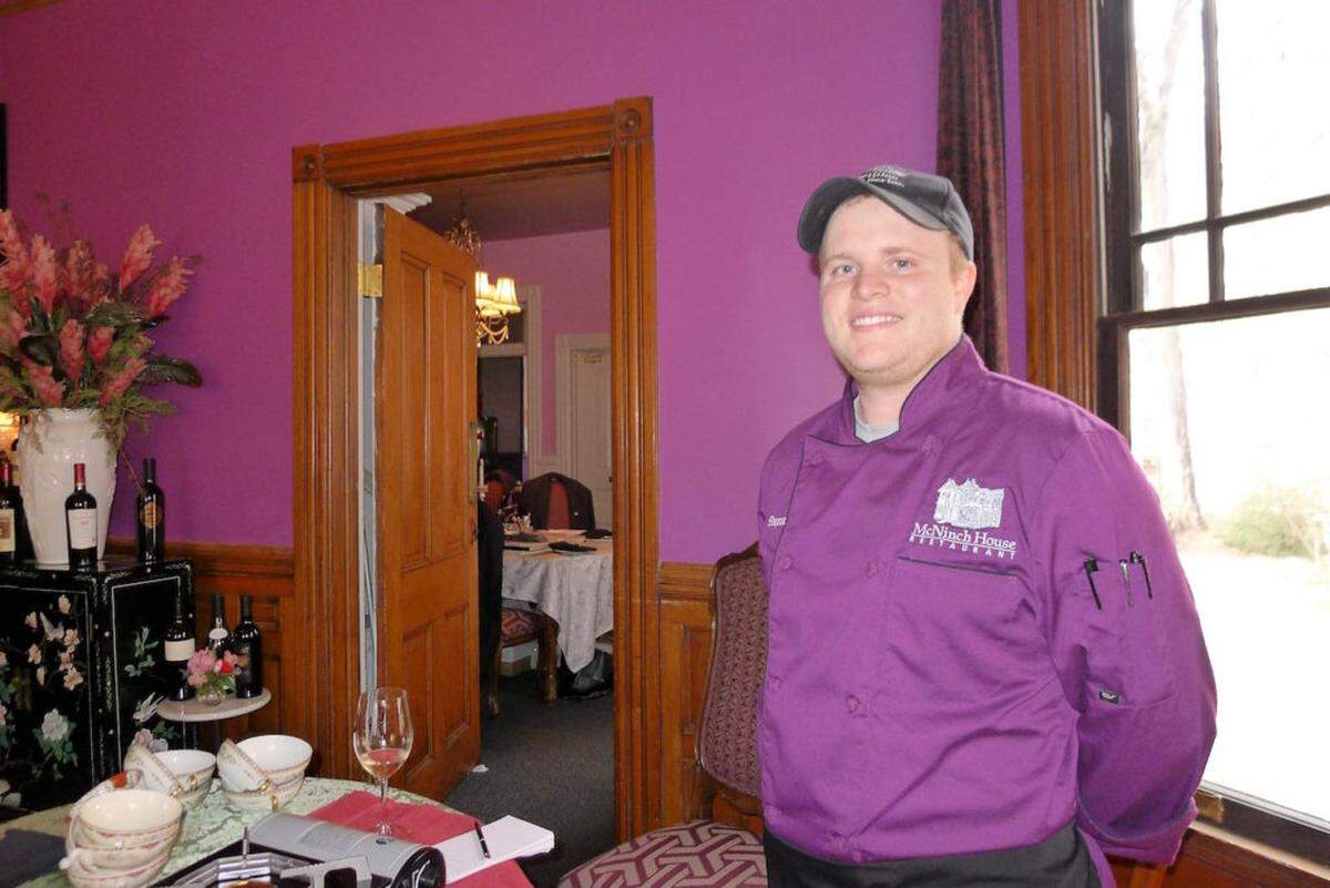 Executive chef Matthew Shepard