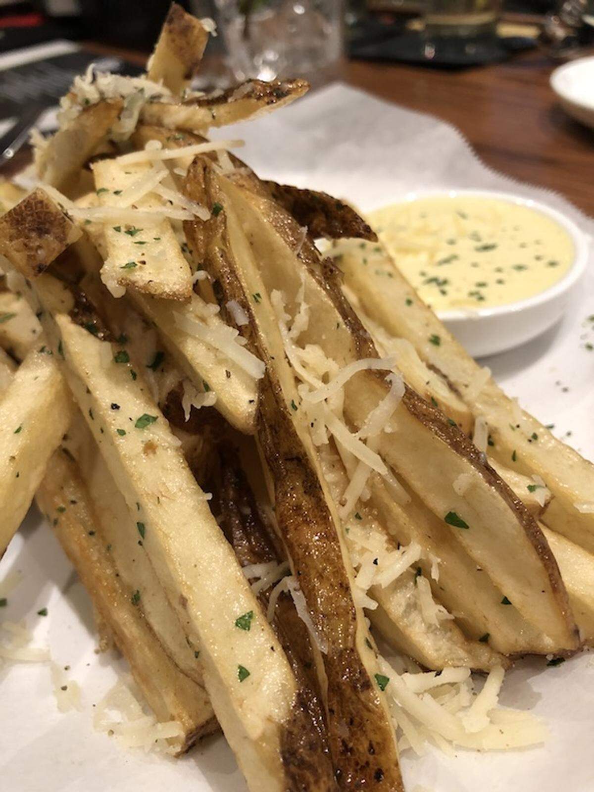 Duck Fat Fries at The Queen and Glass. Photo by Ben Jarrell.