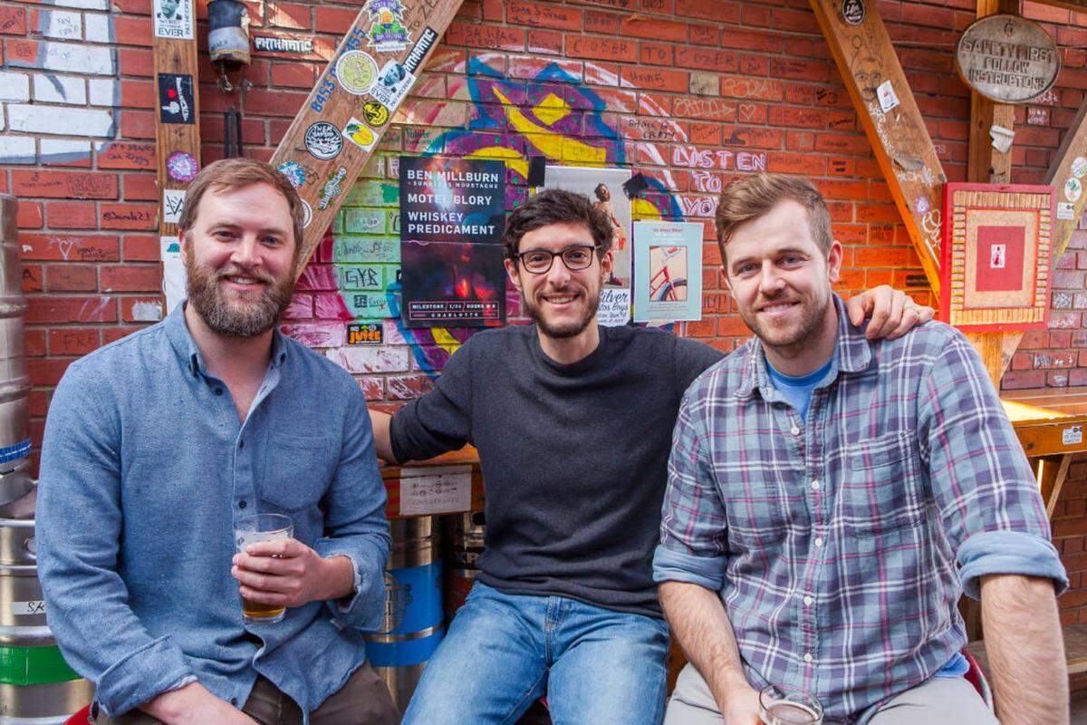 From left to right: Resident Culture's Slates Snider, Chris Tropeano and Phillip McLamb. Photo by Eric Gaddy.