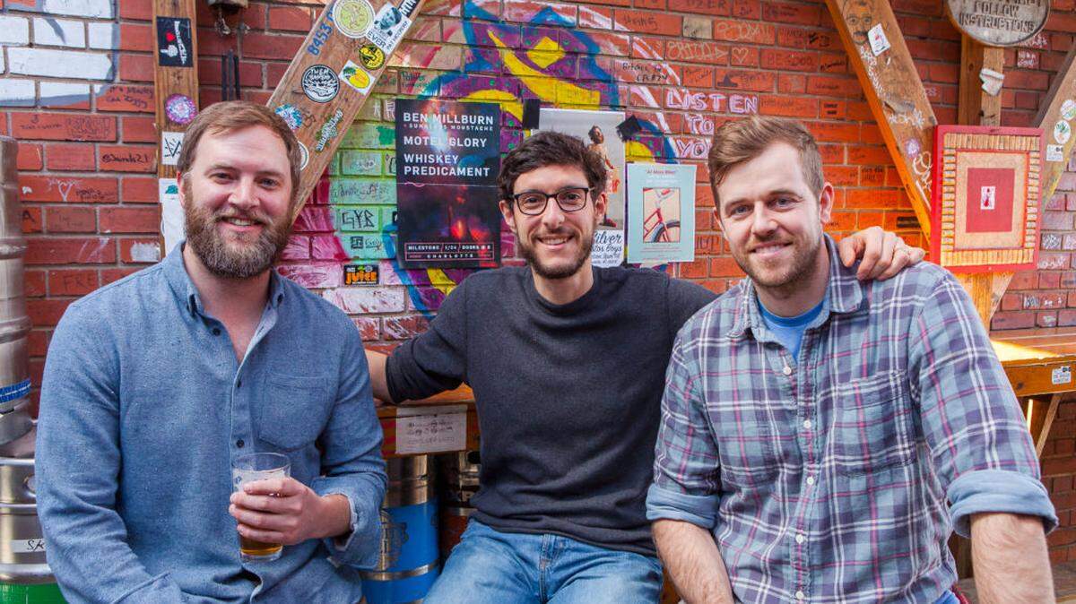 From left to right: Resident Culture's Slates Snider, Chris Tropeano and Phillip McLamb. Photo by Eric Gaddy.