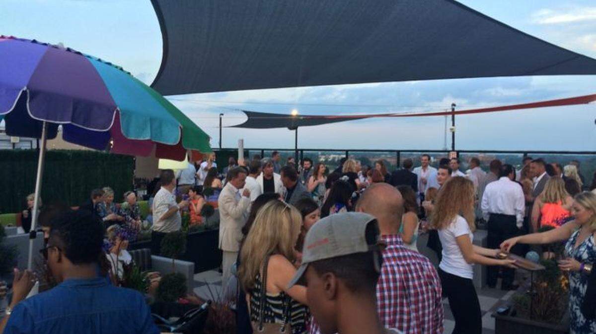 Grand opening of City Lights rooftop bar in 2016. Photo by Corey Inscoe.