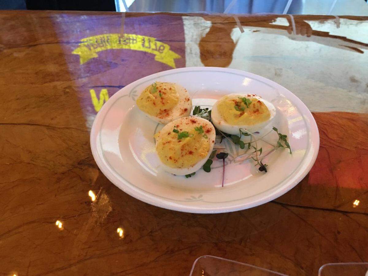 Deviled eggs.